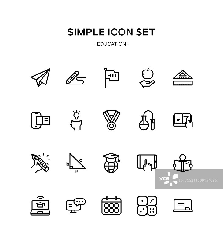 插画、图标、教育图片素材