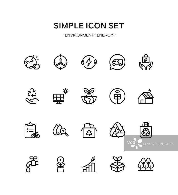 插画、图标、环境保护、燃料和发电图片素材