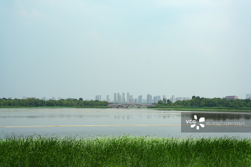 济南华山湖公园图片素材