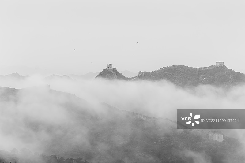 金山岭长城图片素材