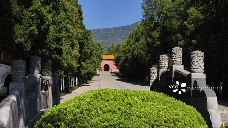 南京明孝陵风景区图片素材
