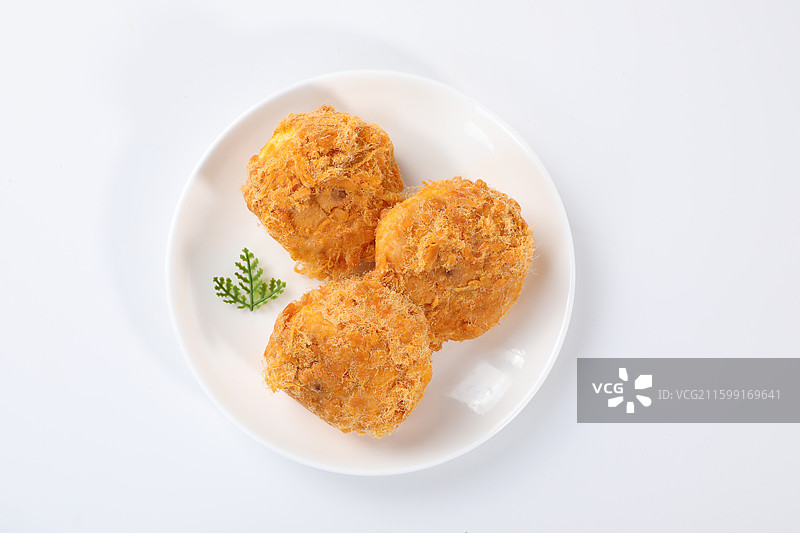 小贝蛋糕（肉松味）图片素材