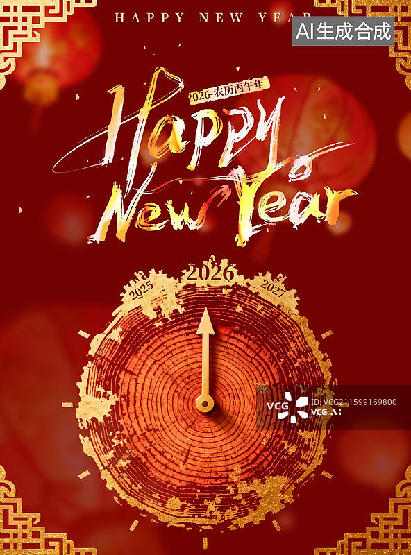 【AI数字艺术】2026年新年海报图片素材