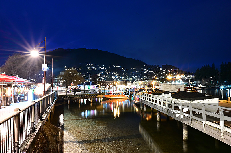 新西兰皇后镇蓝调Queenstown图片素材