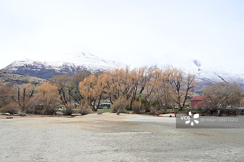 Glenorchy格林诺奇 瓦卡蒂普湖图片素材