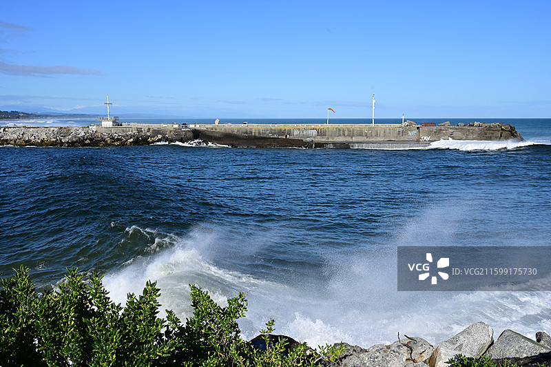 Greymouth格雷茅斯的海边 南半球图片素材