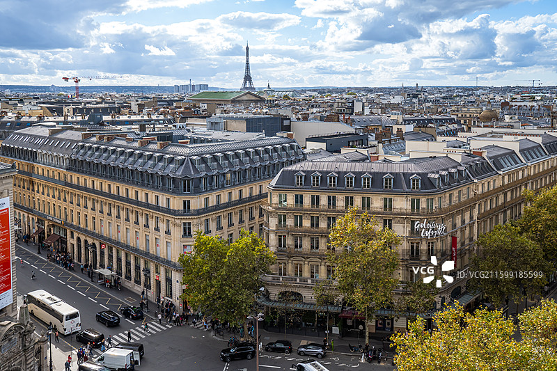 法国巴黎老佛爷百货图片素材