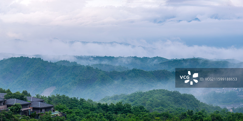 雾灵山云海图片素材
