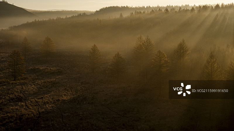 内蒙阿尔山秋景图片素材