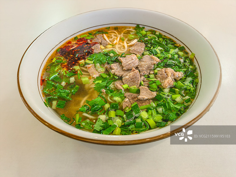 一碗羊肉拉面图片素材