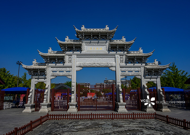 海宁盐官观潮胜地公园Yanguan Tidal Watching Scenic Park图片素材