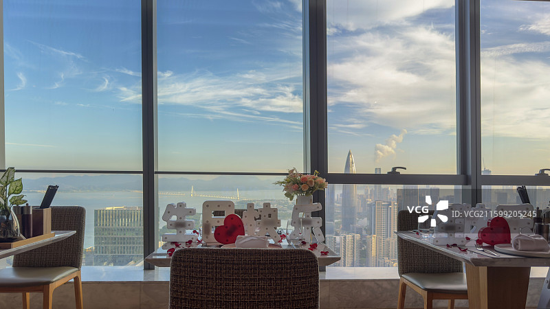 西餐厅自助餐厅高端餐厅用餐环境图片素材