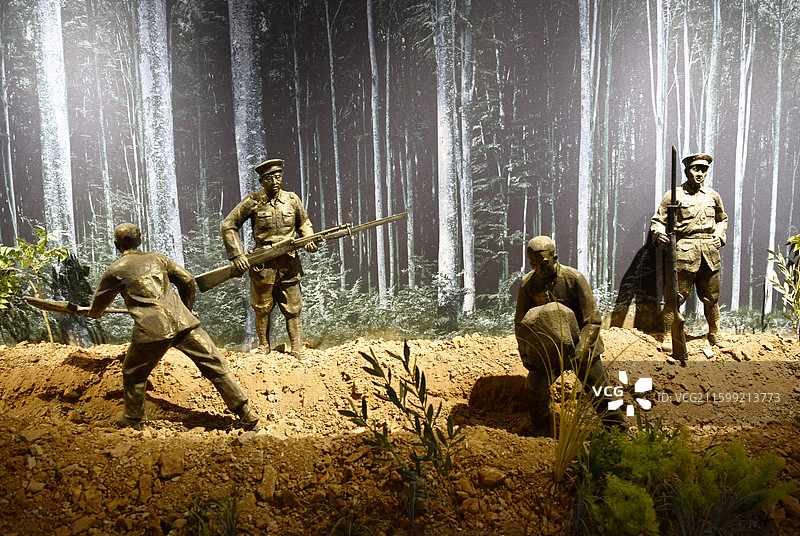 辽宁大连旅顺日俄监狱旧址博物馆展陈图片素材