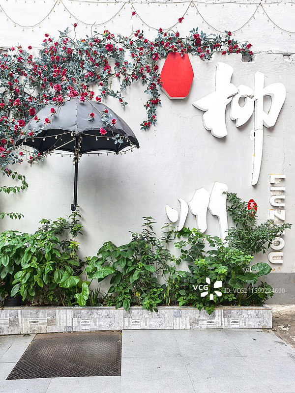 柳州网红打卡纪念墙图片素材