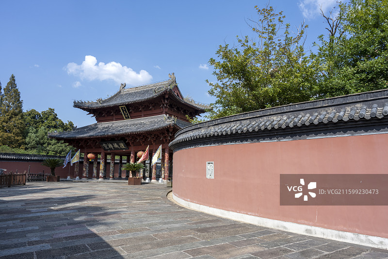 鹰潭上清古镇大上清宫遗址景点道观建筑旅游风光图片素材