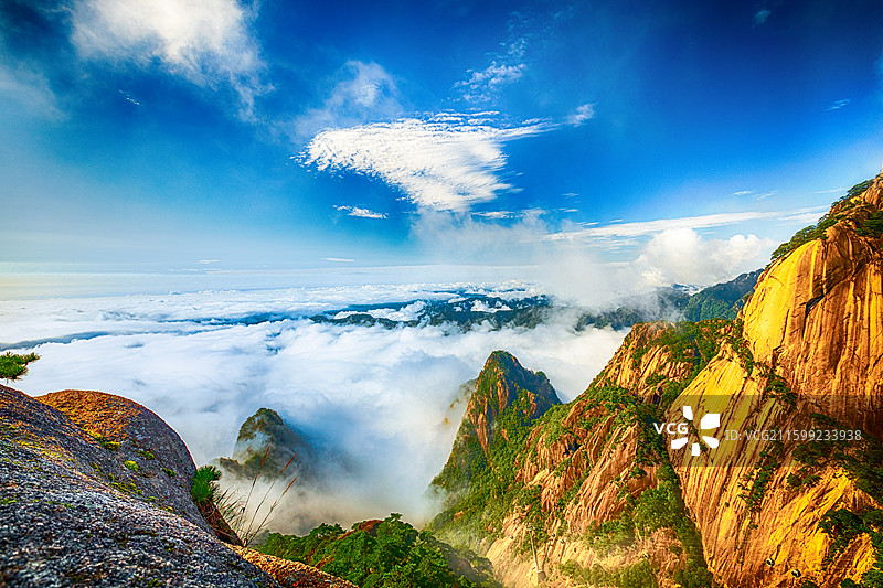 天长第一奇山——黄山图片素材