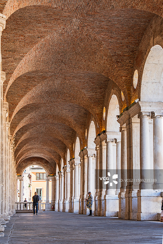 意大利维琴察帕拉迪奥之城的建筑巴西利卡图片素材