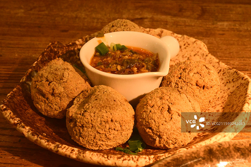 老卤豆腐圆子图片素材