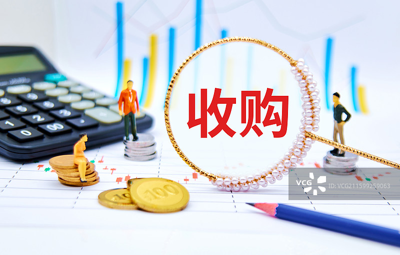 收购概念配图图片素材