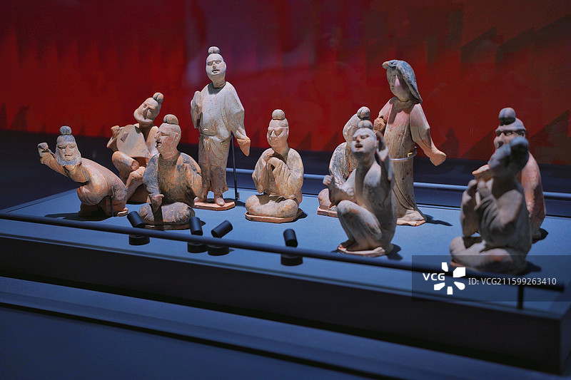 西安机场博物馆展品图片素材