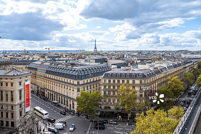 法国巴黎老佛爷百货图片素材