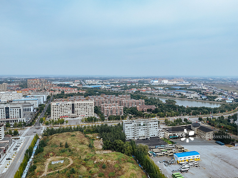 盘山县 太平镇 锦绣花谷 城市 航拍图片素材