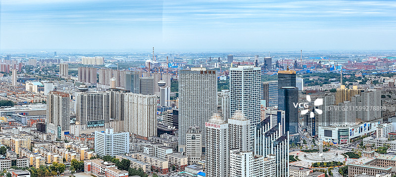 鞍山市 铁东区 胜利广场 玉佛山 人民公园 航拍 地标图片素材