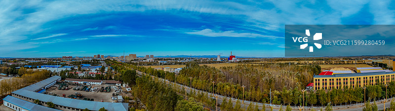 依兰县 依兰镇 通江路 东山公园 航拍图片素材