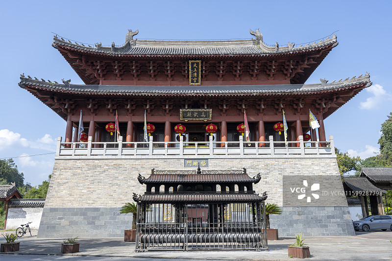 鹰潭上清古镇大上清宫遗址景点道观建筑旅游风光图片素材