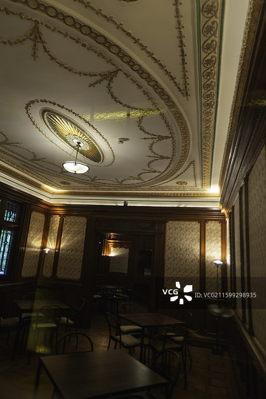 上海荣宅prada奢侈品老洋房修复老上海历史建筑图片素材