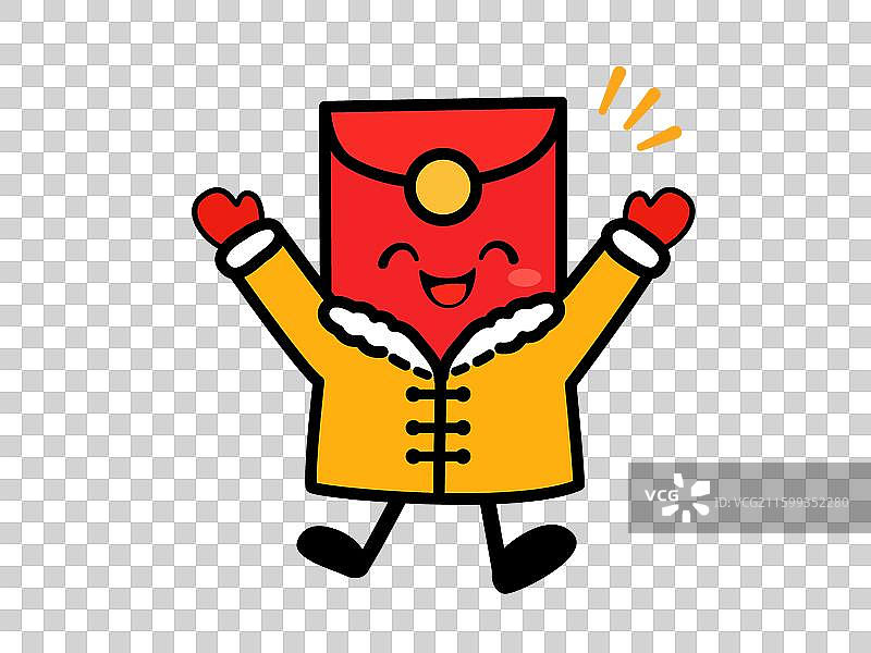 新年卡通可爱元素图片素材