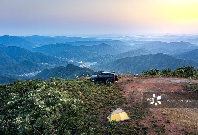 航拍湖南益阳桃江县松木塘风力发电场图片素材