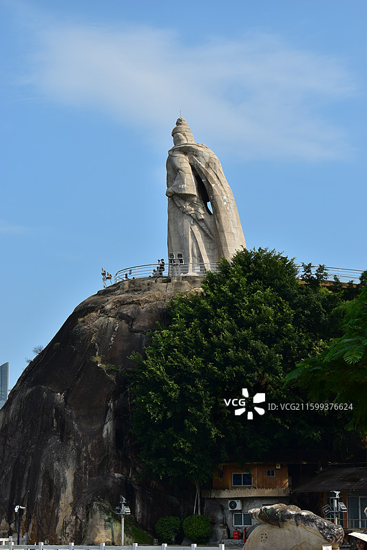 郑成功雕像图片素材
