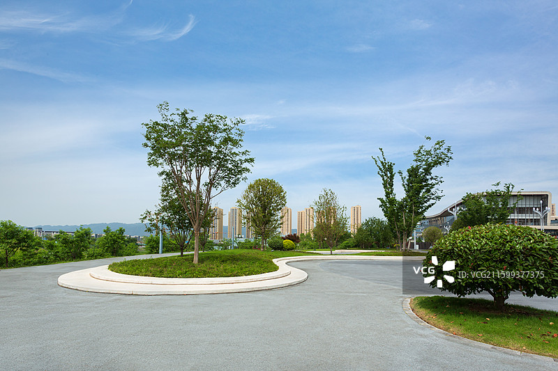 重庆高新区凤鸣湖公园园林景观图片素材