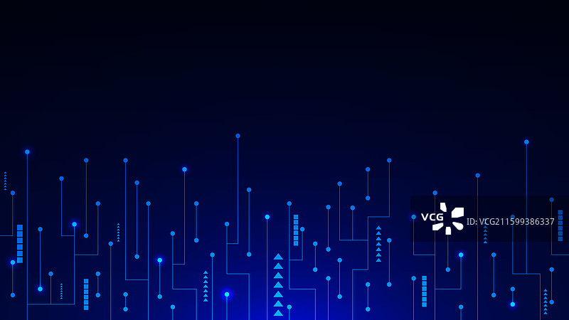 连接点和线的抽象科技图片素材
