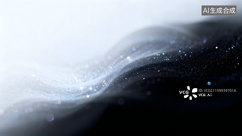 【AI数字艺术】黑与白弥散渐变亮闪颗粒背景图片素材