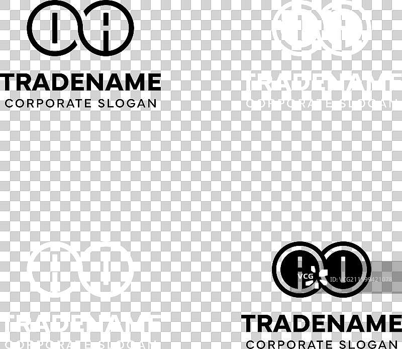 字母 oa 和 ao 无限标志，适合图片素材