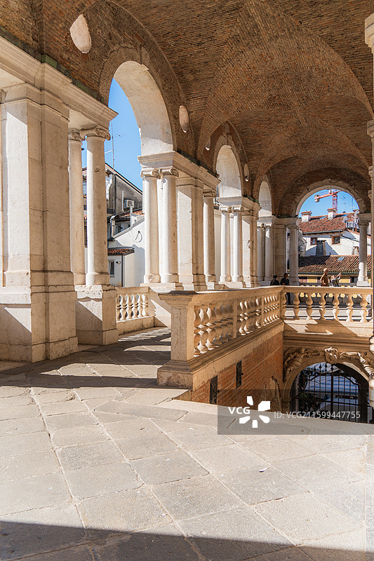 意大利维琴察帕拉迪奥之城的建筑巴西利卡图片素材