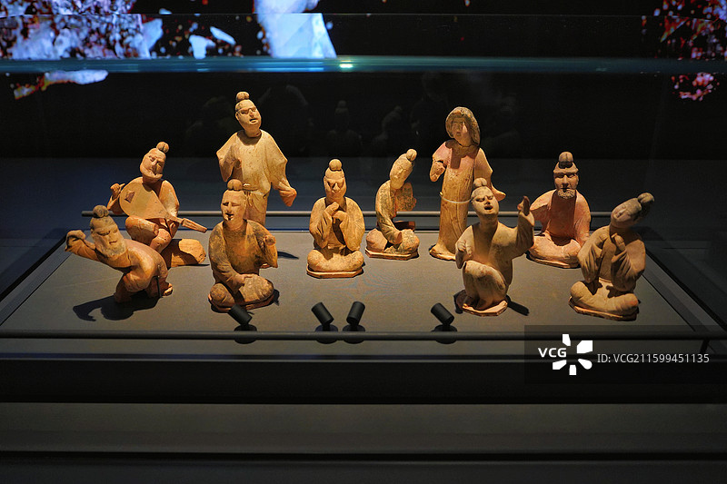 西安机场博物馆展品图片素材