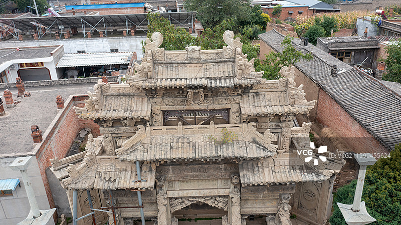 原平朱氏牌楼图片素材