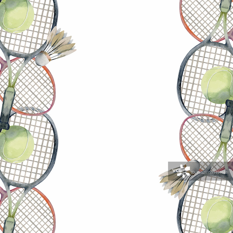 手绘水彩运动装备器材图片素材