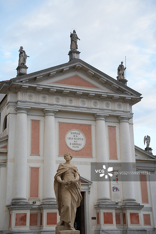 意大利威尼托自由堡城市景观图片素材