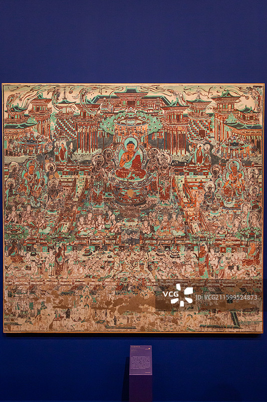 2025年10月23日，上海，“何以敦煌·念念回响”敦煌文化艺术公益展于艺丰中心正式启幕图片素材