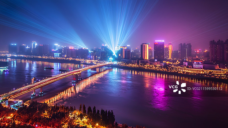 武汉夜景-3图片素材