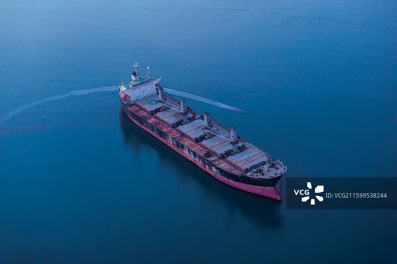 山东威海 布鲁维斯号图片素材