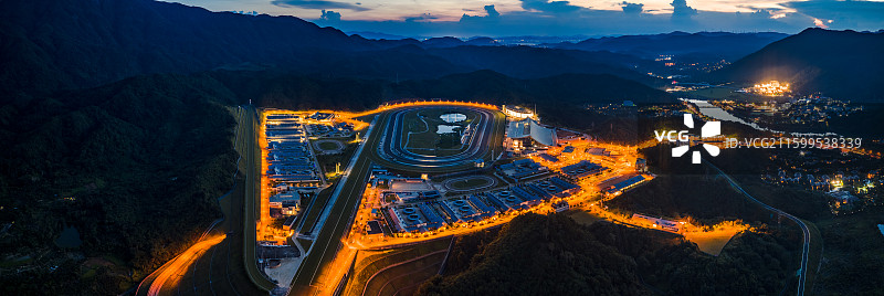 中国广东省广州市从化区香港马会从化马场图片素材