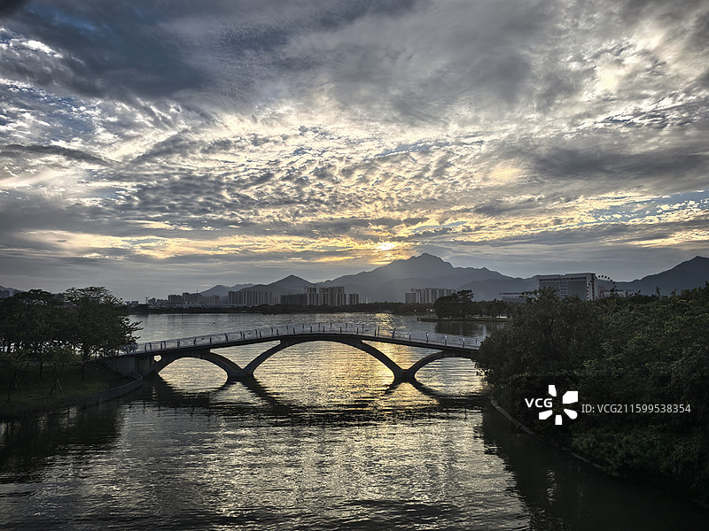 肇庆东鼎湖砚阳湖公园图片素材