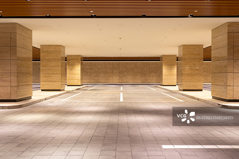 城市地下停车场现代设计汽车广告背景图图片素材