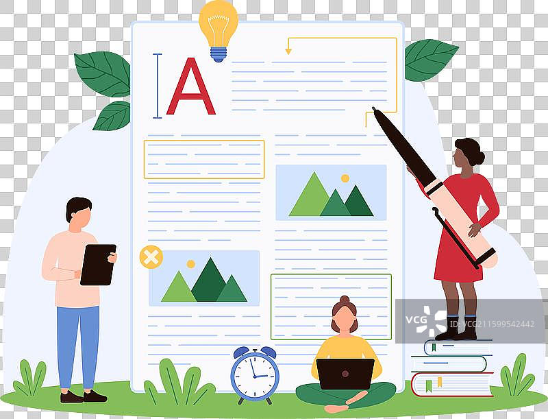 文字校对、博客内容、文章撰写与图片素材