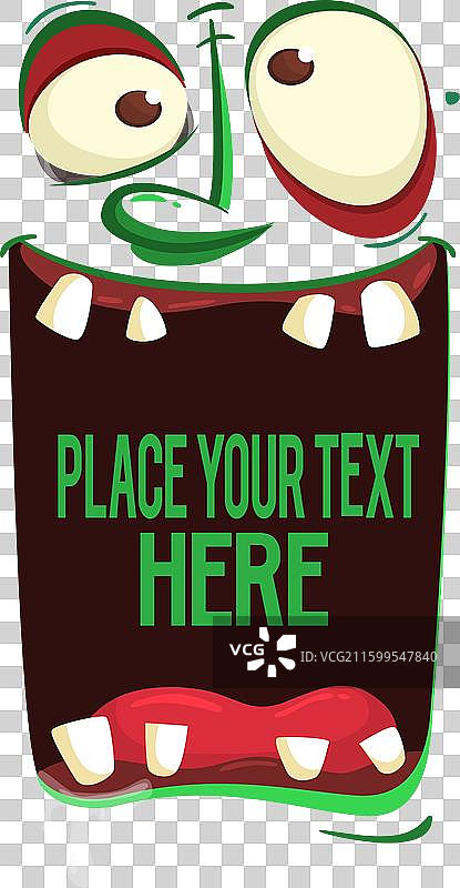 卡通搞笑绿色僵尸角色设计图片素材